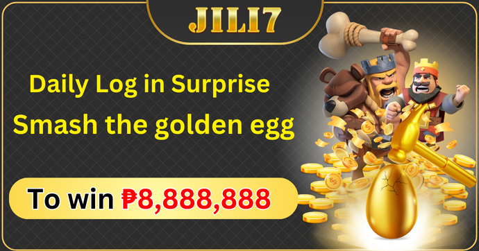 Daily login surprise: Smash the golden egg to win ₱8,888,888